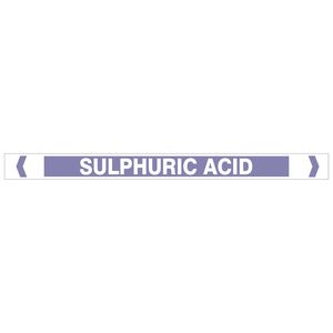 Sulfuric Pipe Markers - Discount Safety Signs New Zealand