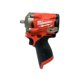 Milwaukee Tools: Milwaukee M12 FUEL 12-Volt Lithium-Ion Brushless Cordless Stubby 3/8 in. Impact Wrench (Tool-Only)