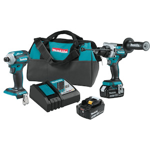 Makita18V LXT Lithium-Ion Brushless Cordless Combo Kit 5.0 Ah (2-Piece)