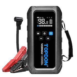 Topdon Diagnostic Scan Tools: Topdon V2200AIR 2200A Vehicle Jump Stater, Tyre Inflater, Power Bank