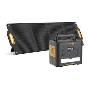 Powerness Solar Generator Outdoor Portable Power Stations: Powerness Solar Generator 1500, Hiker 1500 Power Station + Solar X200 Solar Panel