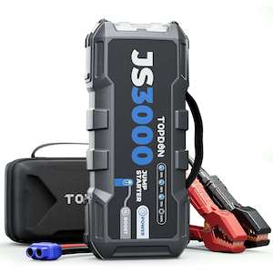 Jump Starters: TOPDON Jump Surge 3000 Jump Starter 3000A, Power Bank 2500A Peak