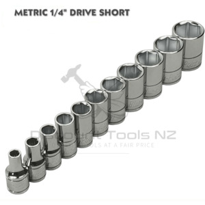 Socket Sets 1: Blue Point Metric 1/4" Drive Short Sockets 4mm-13mm