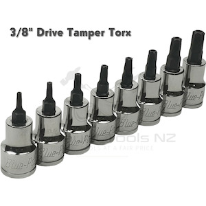 Socket Sets 1: Blue Point 3/8" Drive Tamper-Proof Torx Bits T10 - T55, 10 Sockets