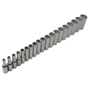 Socket Sets: Blue Point 3/8" Tube Sockets 6mm -24mm, Double Hex