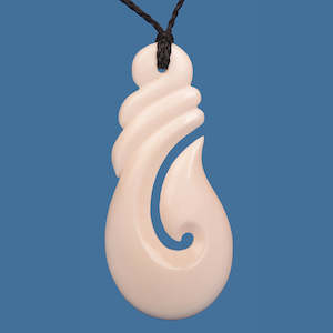 Bone Carvings: Bone Hook Pendant