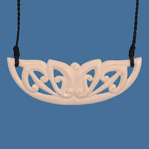 Kowhaiwhai Ngatu Kaka Pendant Necklace