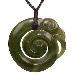Greenstone Manaia Koru Pendant