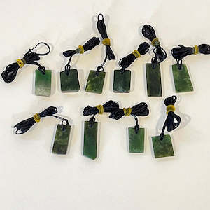 Greenstone Offcut Pendants (10piece)