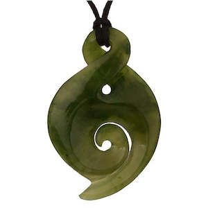 Jade Pendants: Jade Twist Pendant