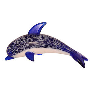 Glass Animals: Hand Blown Glass Dolphin