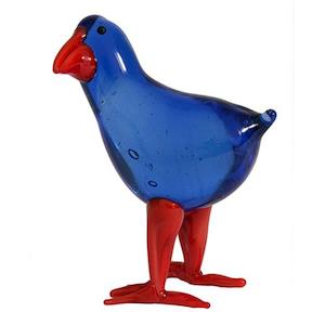 Glass Pūkeko Ornament
