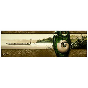 Tin Signs: Glass Art Print Mists at Dawn