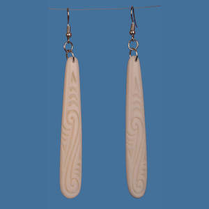 Bone Drop Earrings - Medium