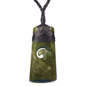 Greenstone Bound Toki With Koru Pendant