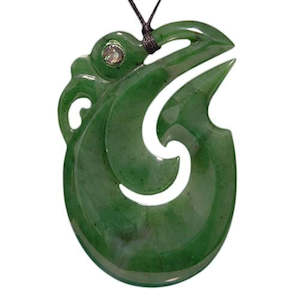 Jade Pendants: Jade Manaia  Hook Pendant