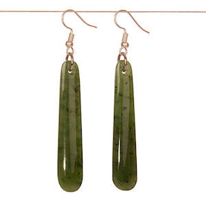 Greenstone Drop Earrings