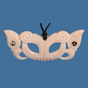 Special Bone Carvings: Bone Pekapeka Pendant