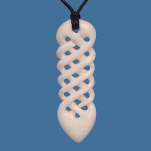 Bone Multi Twist Pendant