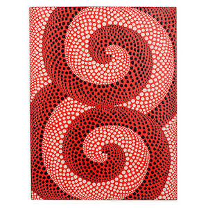 Dot Art: Canvas Red Koru Wall Art