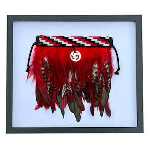 Korowais: Framed Mini Red Korowai