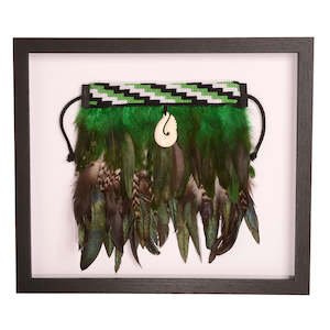 Korowais: Framed Mini Korowai - Green