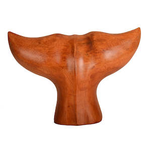 Maori Hardwood Carvings: Whale Tail