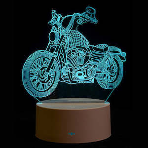 LED Night Light Motorbike Design