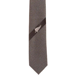 Silver Fern Design Necktie