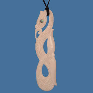 Bone Manaia Pendant Necklace