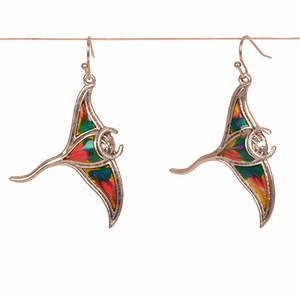 All: Rainbow Manta Ray Earrings
