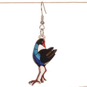 Ceramics: Pukeko Earring