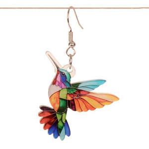 Ceramics: Hummingbird Earring