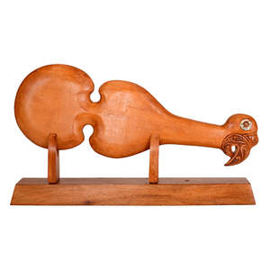 Wooden Patu with Manaia
