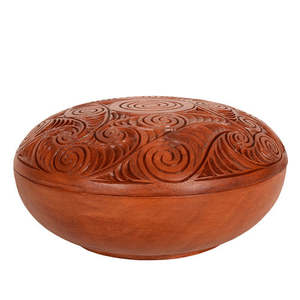 Bowl with Carved Top