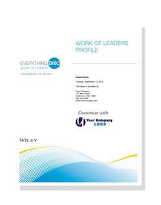 Everything Disc Profiles: Everything DiSC® Work of Leaders Profile