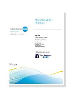 Everything Disc Profiles: Everything DiSC® Management Profile