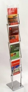 Products: A4 Four Tier Chrome Base & Frame Floor Stand