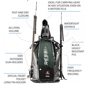 Spearfishing Bags: Cressi Gara Dry Backpack