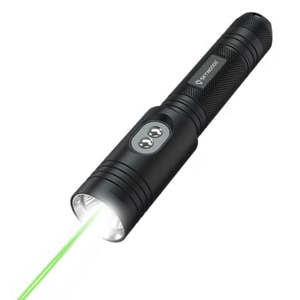 Freediving Lights Torches: Skywoods D6GL Torch with Green Laser Pointer
