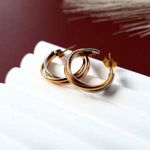 Mix It Up Hoop Studs - Mixed