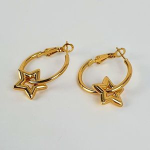 Golden Starlight Hoops - Gold