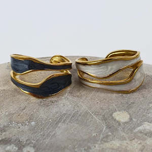 Flowing Waters Adjustable Ring - Gold