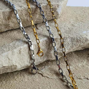 Necklaces: Bold Links Chain Bundle - Matching Necklace and Bracelet Set
