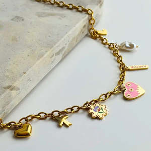 Bold Treasures Necklace - Gold