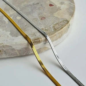 Necklaces: Snake Chain Necklace - Gold or Silver