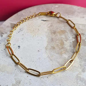Linked Up Paperclip Bracelet - Gold or Silver