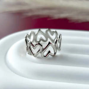 My Forever Love Adjustable Ring - Silver