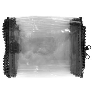 Products: Patio Blind Zip Joiner 20cm – Clear with Black Trim – DIY Online