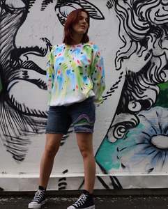 Lime Sprite Sweater Size L